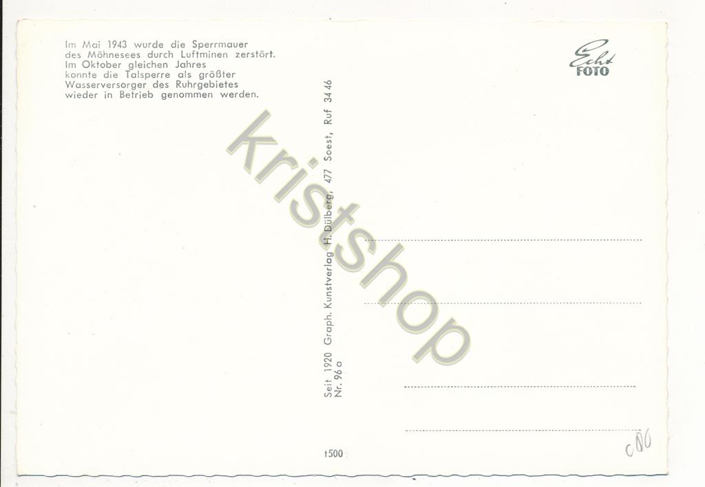 KRST008-6780_1.jpg Sperrmauer - Möhnesee - Zerstörung [KRST008-6780 - Afbeelding 2