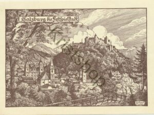 Salzburg - Kunstmaler und grafiker Rudolf Schemel   [KRST008-7476