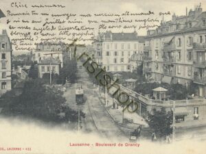 Lausanne - Boulevard de Grancy - Ouchy-St Andre de Corcy 1904 [KRST008-7739