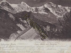 Schynige Platte - Eiger, Mönch und Jungfrau - 1901 [KRST008-7751