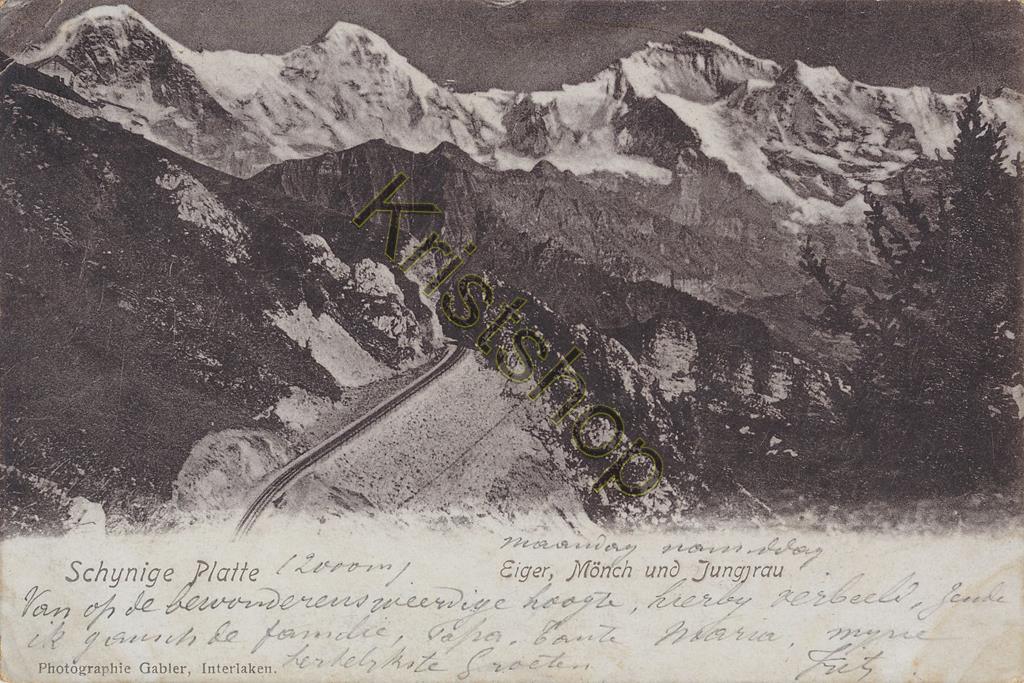 KRST008-7751_0.jpg Schynige Platte - Eiger, Mönch und Jungfrau - 1901 [KRST008-7751