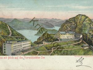 Pilatus mit Blick auf den Vierwaldstätter See - 1904 [KRST008-7761