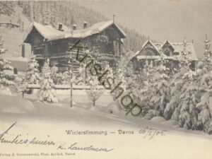 Davos - Winterstimmung - Tomaszewski - Davos-Platz 1905 [KRST008-7763