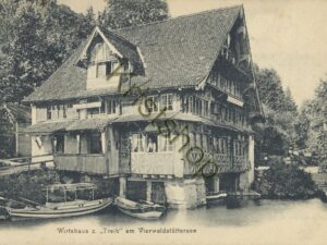 Wirtshaus z. TREIB am Vierwaldstättersse - Fluelen-Blaricum - 1906 [KRST008-7782