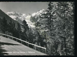 Berninastrasse - Blick auf Bernina u. Bellavista [KRST008-7807