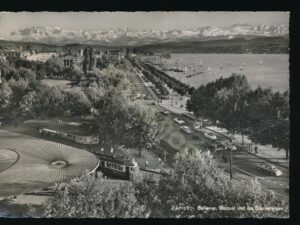 Zürich - Bellevue - Utoquai und die Glaneralpen [KRST008-7824