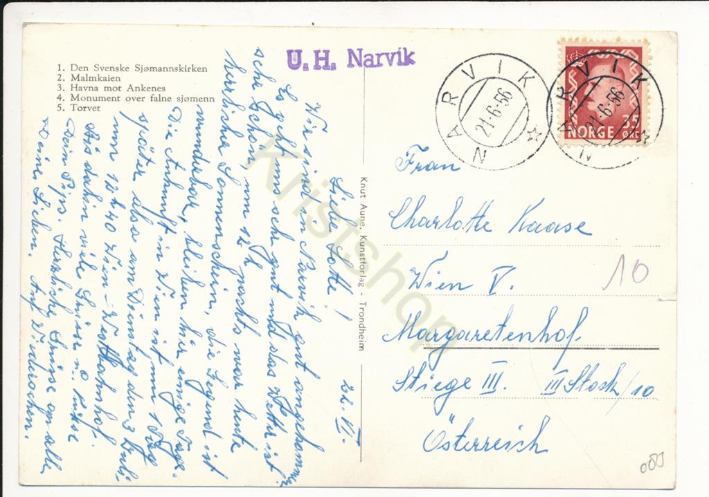 KRST008-7883_1.jpg Norge - Bymotiver fra Narvik [KRST008-7883 - Afbeelding 2