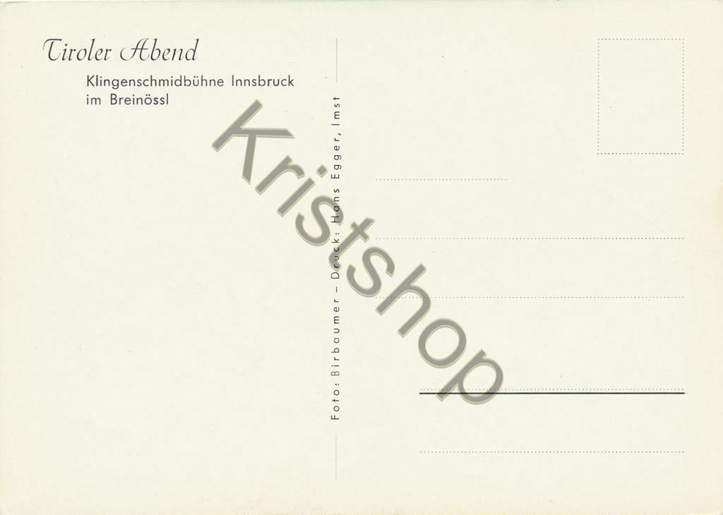 KRST009-0618_1.jpg Tiroler abend - Klingenschmidbühne Innsbruck bei Breinössl [009-0618 - Afbeelding 2
