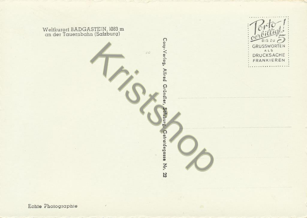 KRST009-0748_1.jpg Badgastein an der Tauernbahn [009-0748 - Afbeelding 2