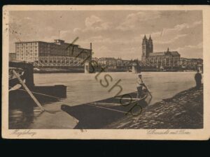Magdeburg - Elbansicht mit Dom  [009-1469