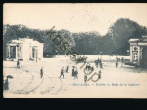 Bruxelles - Entrée du Bois de la Cambre  [009-1490