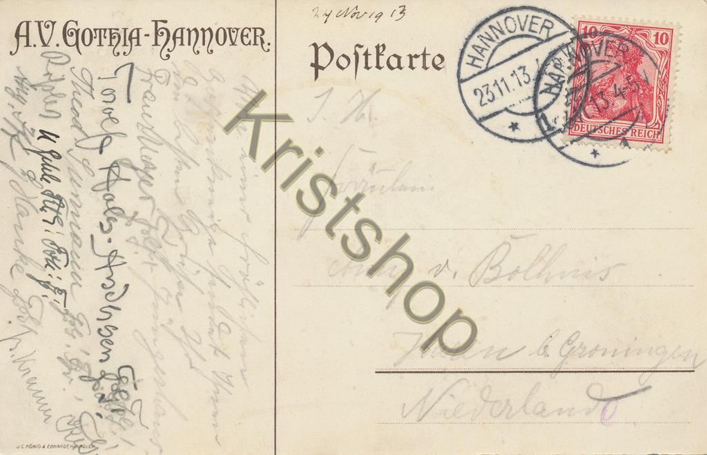 KRST009-1925_1.jpg Gothia Sei's Panier - A.V. Gothia Hannover [KRST009-1925 - Afbeelding 2