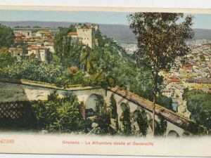 Granada - La Alhambra desde Generalife  [KRST009-1974