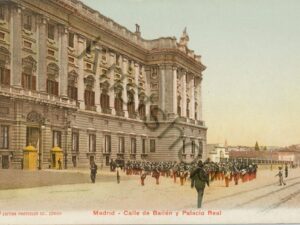 Madrid - Calle de Bailén y Palacio Real  [KRST009-1982