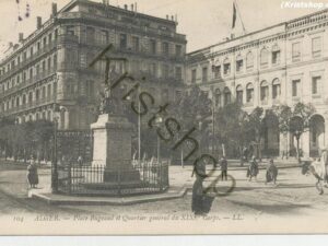 Alger - Place Bugeaud et Quartier général du XIX Corps  [KRST009-2050