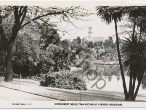 Melbourne - Governement House from Botanical Gardens  [KRST009-2056