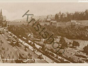 Edinburgh - Princes Street and the Mound  [KRST009-2076