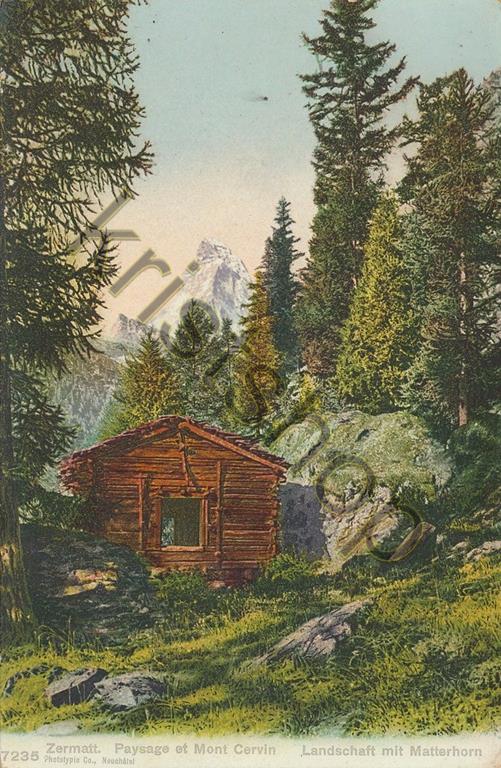 KRST009-2194_0.jpg Zermatt - Paysage et Mont Cervin - Landschaft mit matterhorn [KRST009-2194