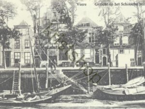 Veere - Gezicht op het Schotsche huis - REPRODUCTIE [KRST009-2292