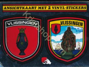 Vlissingen - 2 vinylstickers [KRST009-2347