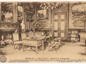 Bruxelles - Hôtel de Ville - Cabinet de M, le Bourmestre [009-3129
