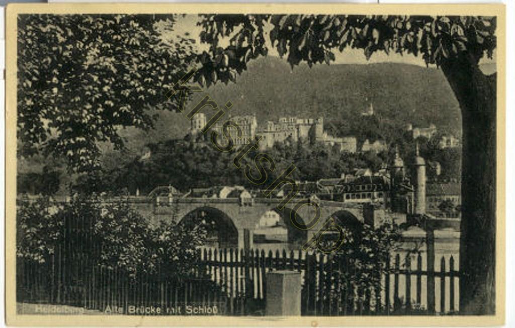 KRST009-3517_0.jpg Heidelberg - Alte Brücke mit Schloß [009-3517