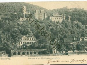 Heidelberg - Schloss v,d, Hirschgasse [009-3524