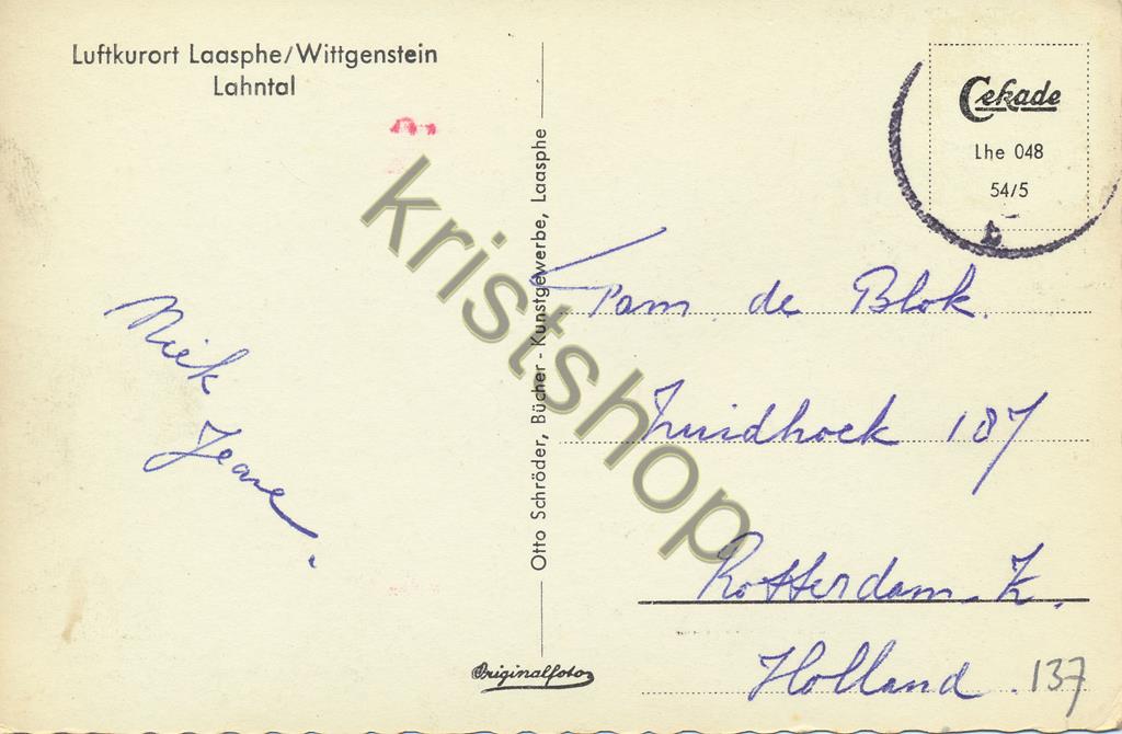 KRST009-3537_1.jpg Lahntal - Luftkurort Laaspe/Wittgenstein [009-3537 - Afbeelding 2