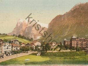 Grindelwald und Wetterhorn   [009-3812