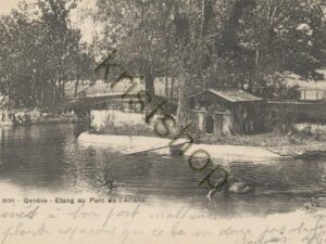 Genève - Etang au Parc de l'Ariana   [009-3842
