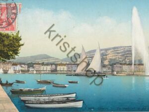 Genève - La rade et le d'eau [009-3846