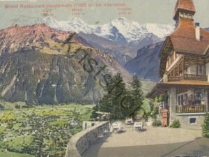 Grand Restaurant Harderkulm ob Interlaken   [009-3882