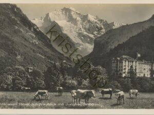 Interlaken - Hotel Jungfraublick mit Jungfrau [009-3920