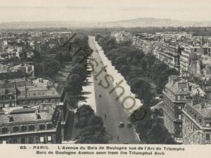 Paris - 83 - L'Avenue du Bois de Boulogne ,,,   [009-4081