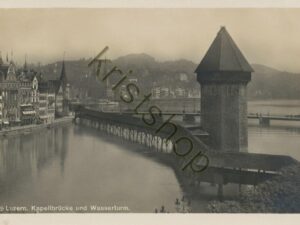 Luzern - Kapelbrücke und wasserurm   [009-4301