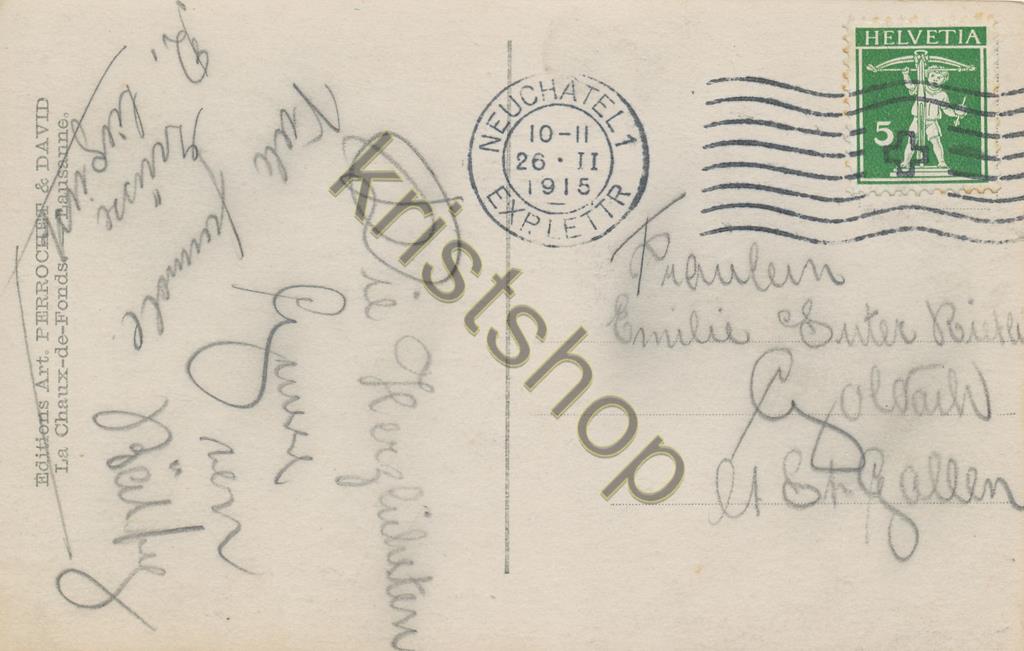 KRST009-4309_1.jpg Neuchâtel - quartier des Beaux Arts [009-4309 - Afbeelding 2