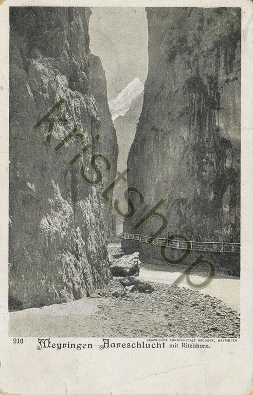 KRST009-4521_0.jpg Meiringen - Aareschlucht mit Ritzlihorn [009-4521