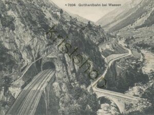 Gotthardbahn bei Wassen [009-4576