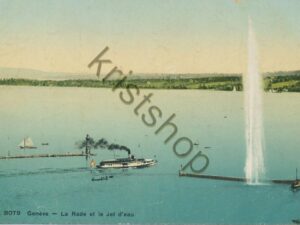 Genève - La Rade et le Jet d'eau [009-4589