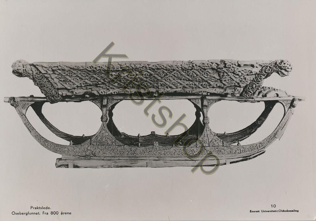 KRST009-4625_0.jpg Norge - Praktslede - Osebergfunnet - Fra 800 årene [009-4625