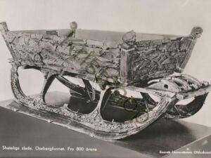 Norge - Osebergfunnet - Fra 800 årene - Sheteligs slede [009-4627