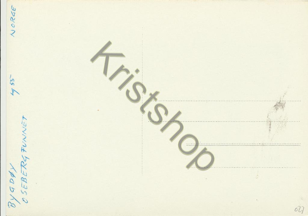 KRST009-4627_1.jpg Norge - Osebergfunnet - Fra 800 årene - Sheteligs slede [009-4627 - Afbeelding 2