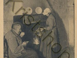 Laren - Bij het vuurtje op de deel [009-4959