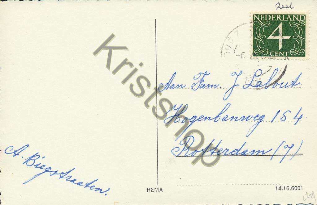 KRST009-5049_1.jpg Goes - Oostsingel met Gr. Kerk [009-5049 - Afbeelding 2