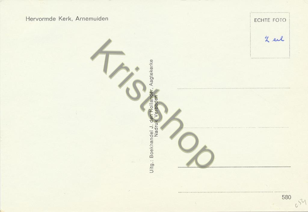 KRST009-5154_1.jpg Arnemuiden - Hervormde Kerk [009-5154 - Afbeelding 2
