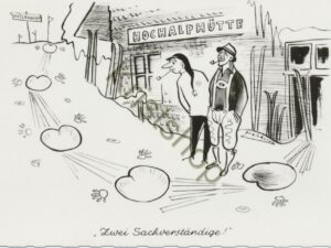 Ski Humor-Zwei Sachverständige! [009-5217