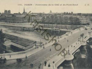 Paris - Panorama de la Cité et du Pont-Neuf [009-5464