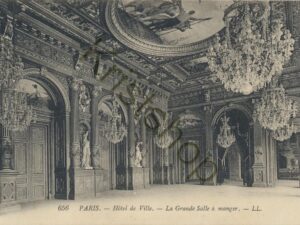 Paris - Hôtel de Ville - La Grande Salle à  manger   [009-5481