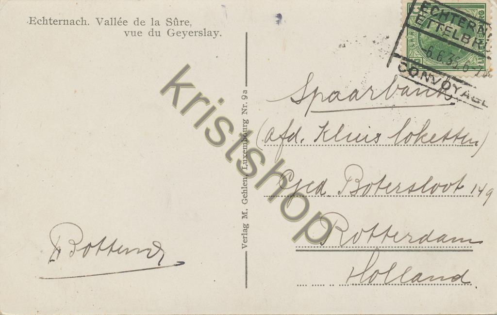 KRST009-5615_1.jpg Echternach - Vallée de la Süre - vue du Geyerslay [009-5615 - Afbeelding 2