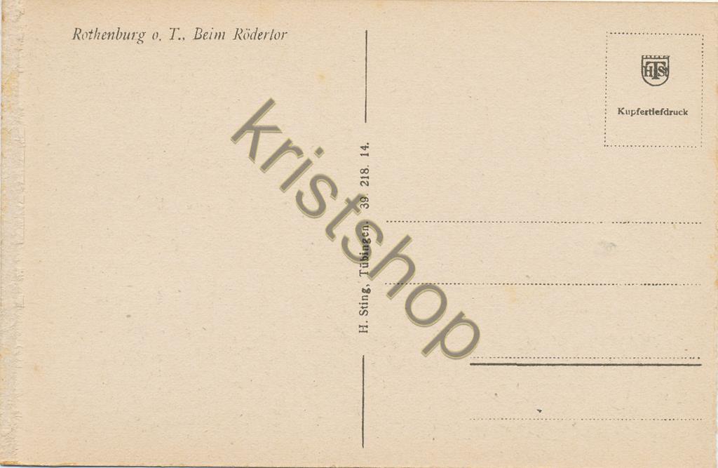 KRST009-5692_1-1.jpg Rothenburg o. T. - Beim Rödertor [009-5692 - Afbeelding 2